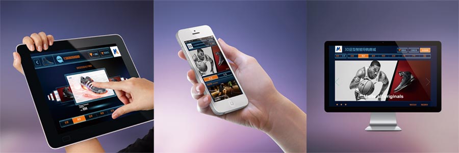 全面打開線上通路，結(jié)合終端的3D足型智能導(dǎo)購(gòu)體驗(yàn)，將產(chǎn)品推送延伸至線上，進(jìn)一步提升線上銷售量。